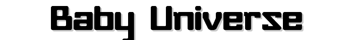 Baby Universe font